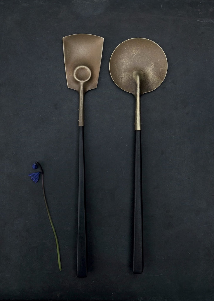 Pressed Brass Serving Utensils