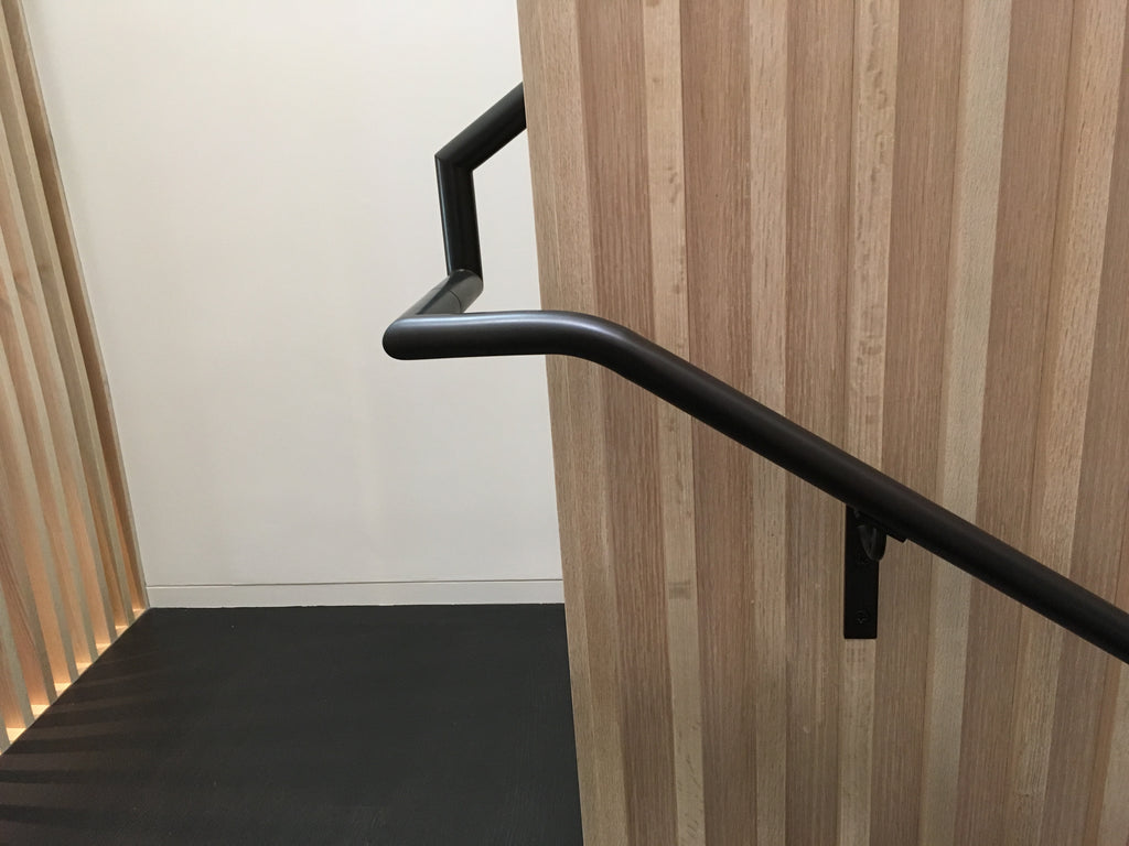 Custom Steel Handrail, Custom Architectural Hardware