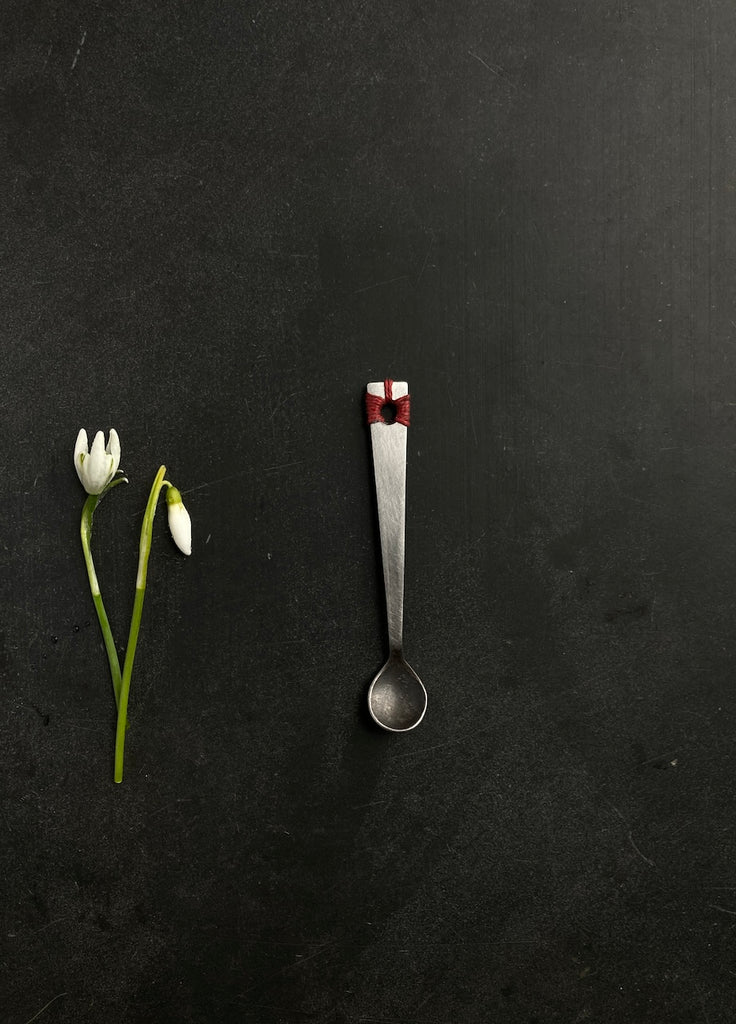 Red Thread Wrap Spoon