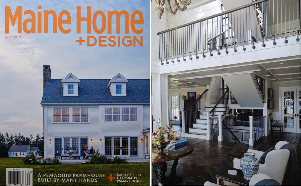 Maine Home + Design - Custom Handrail