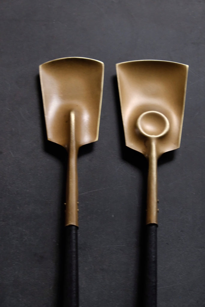 Pressed brass serving wares