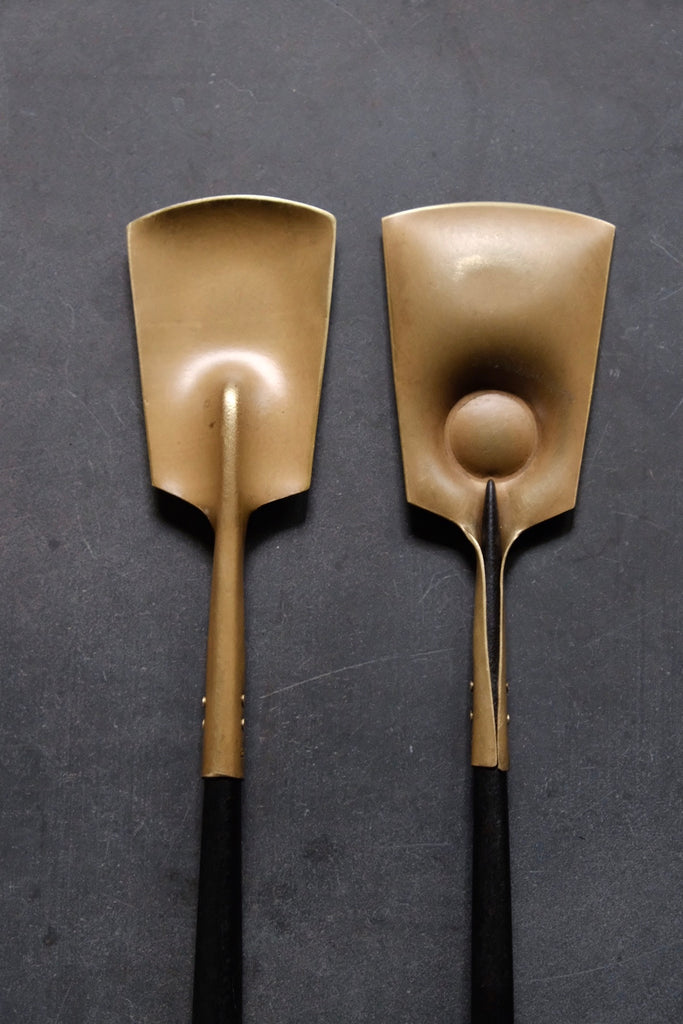 Pressed brass serving wares