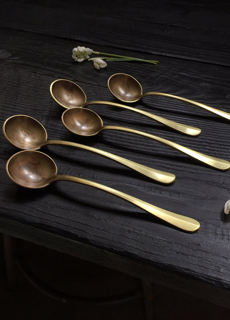 Brass Serving Spoon